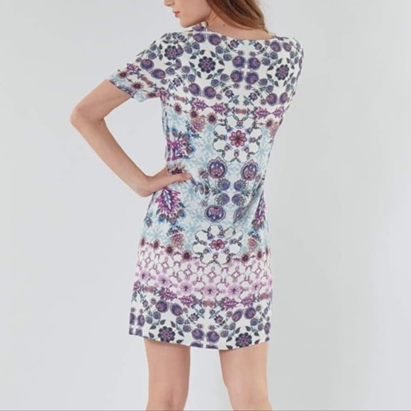 NWT Desigual Multicolor Patterned Mini Dress Size 46 - Picture 2 of 14